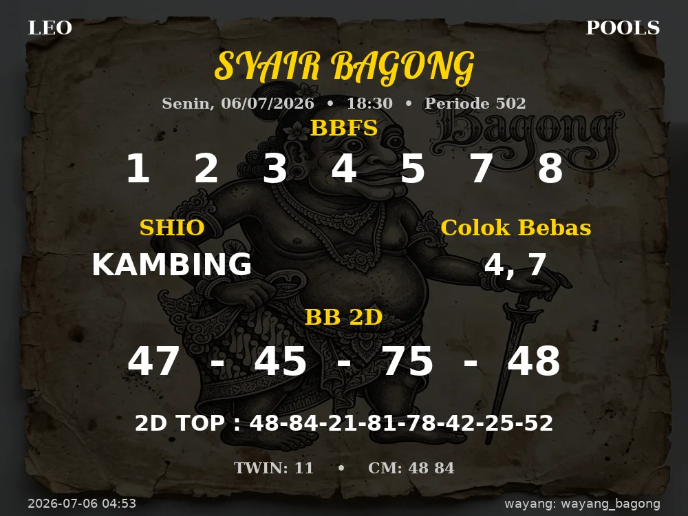 Kode Syair Leo 4d Resmi